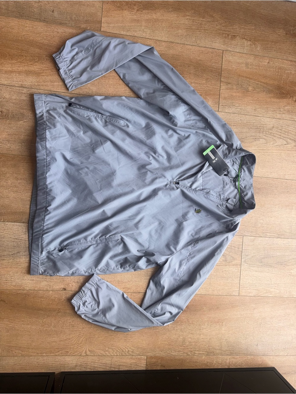 adidas Light Gray Men's Windbreaker Pullover The Tuxedo Club edition🔺